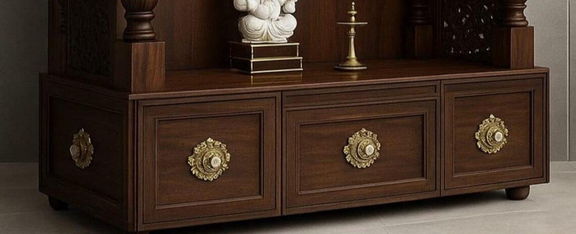 Home mandir Handmade Customizable Home Wooden Temple Large Wooden Mandir All Handcrafted Carving Temple Polished Mandir