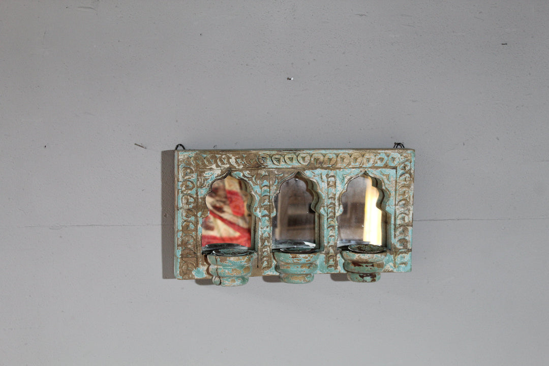 Classic Distressed Mango Wood Mirror Frame