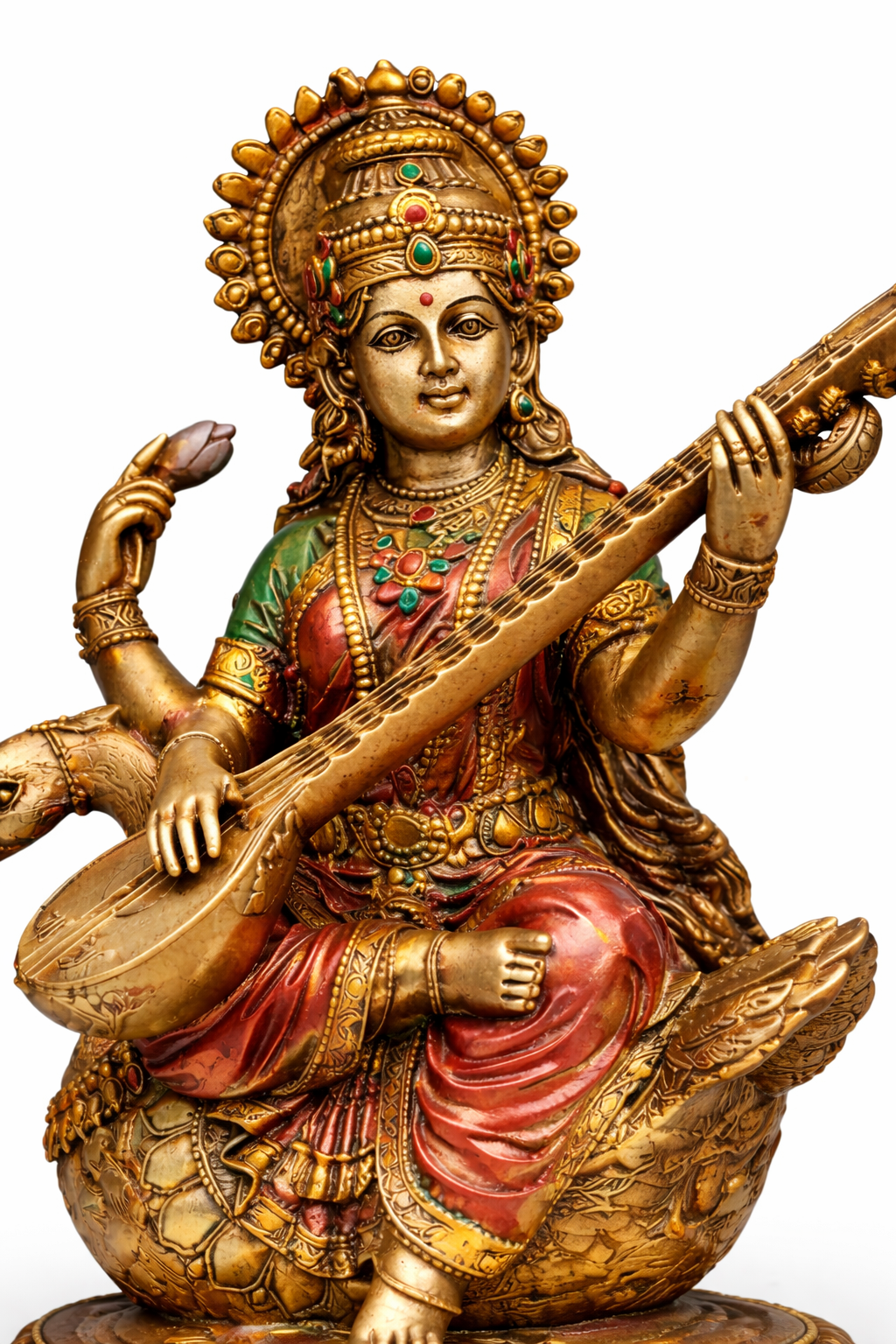 Saraswati Devi Statue 8 Inch By Trendia Decor