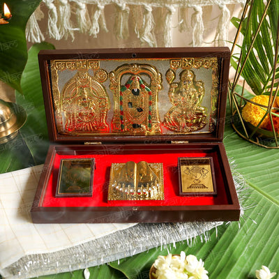 Balaji Pocket Temple (24 Karat Gold Coated) - By Trendia