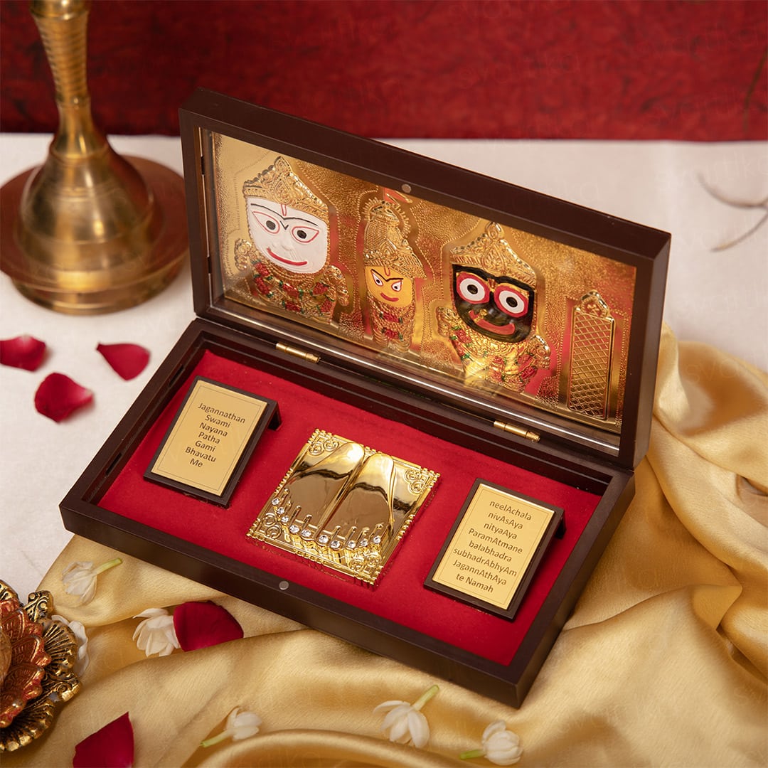 Jagannath Pocket Temple (24 Karat Gold Coated) - By Trendia