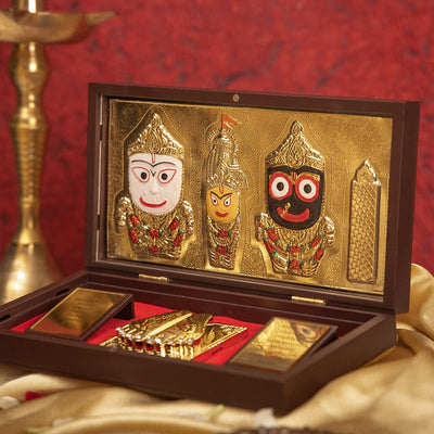 Jagannath Pocket Temple (24 Karat Gold Coated) - By Trendia