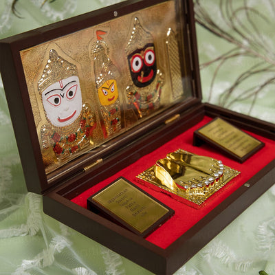 Jagannath Pocket Temple (24 Karat Gold Coated) - By Trendia