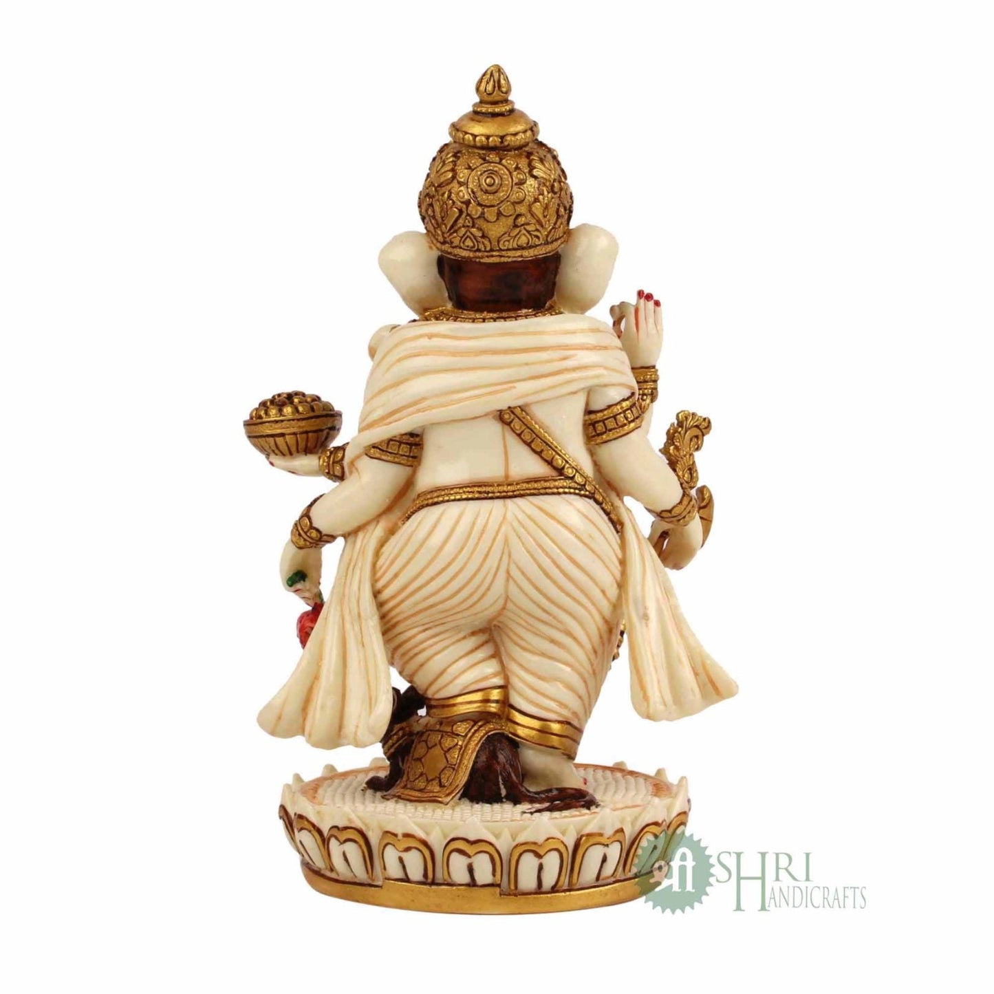 7" LORD GANESHA STANDING FINE PAINTING