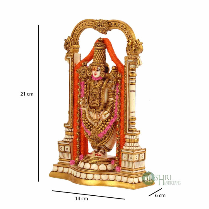 8" TIRUPATI BALAJI FINE PAINTING