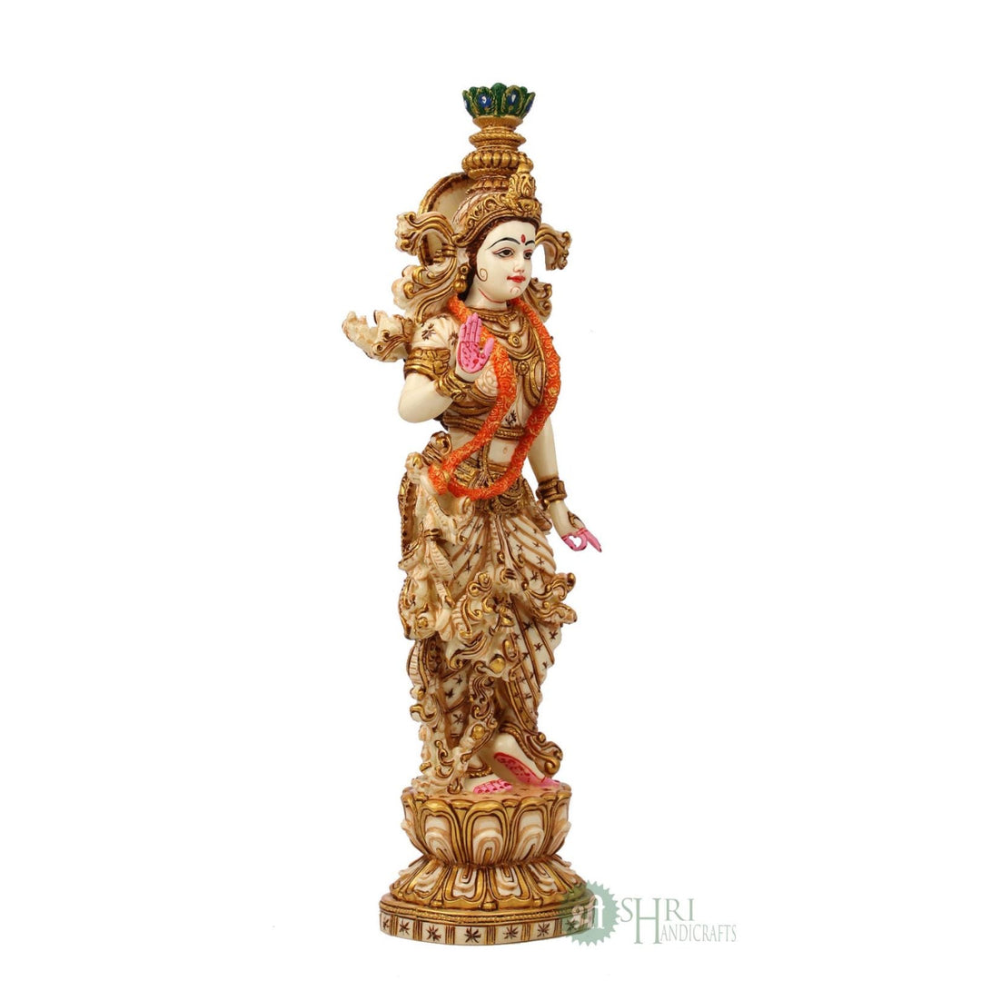 15". RADHA KRISHNA PAIR STANDING PAINTING SET