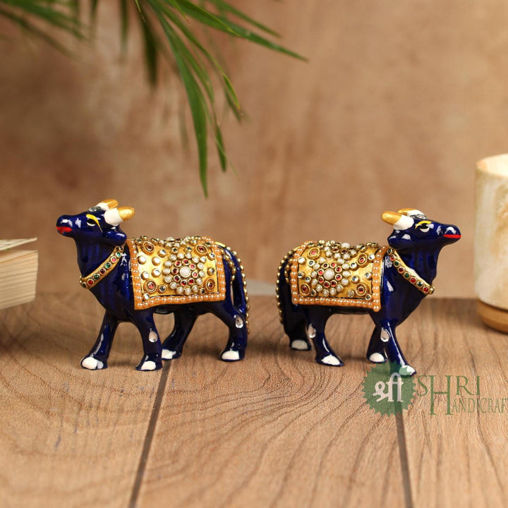 MT-1108-3 (3" COW SAMNE MUH JWELLERY STONE PAINTING)