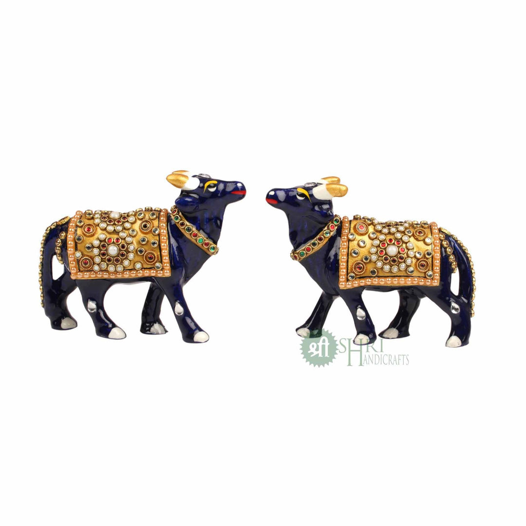 MT-1108-3 (3" COW SAMNE MUH JWELLERY STONE PAINTING)