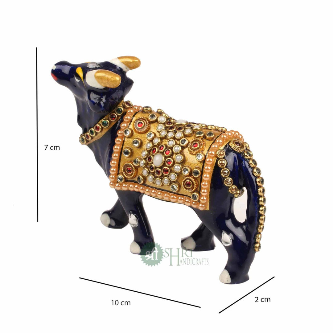 MT-1108-3 (3" COW SAMNE MUH JWELLERY STONE PAINTING)