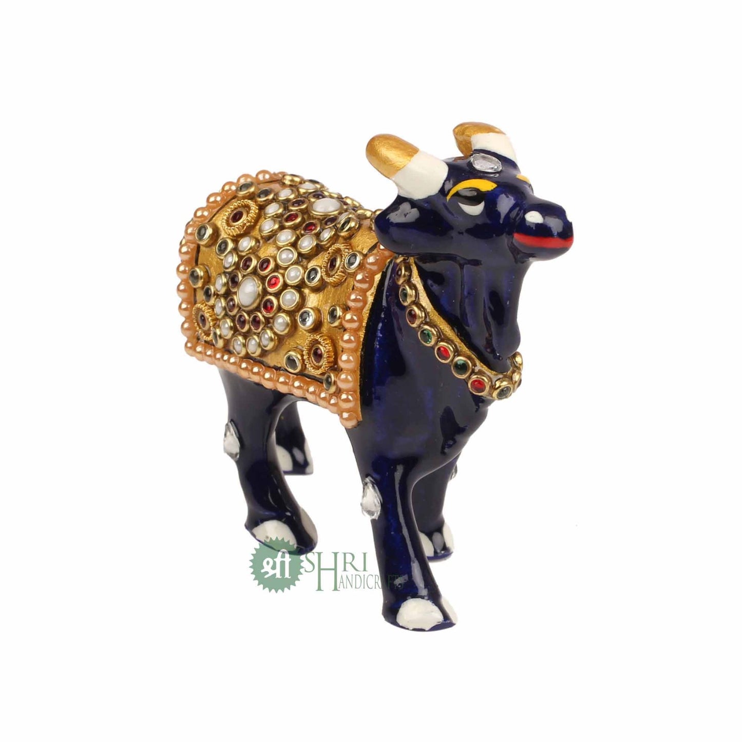 MT-1108-3 (3" COW SAMNE MUH JWELLERY STONE PAINTING)