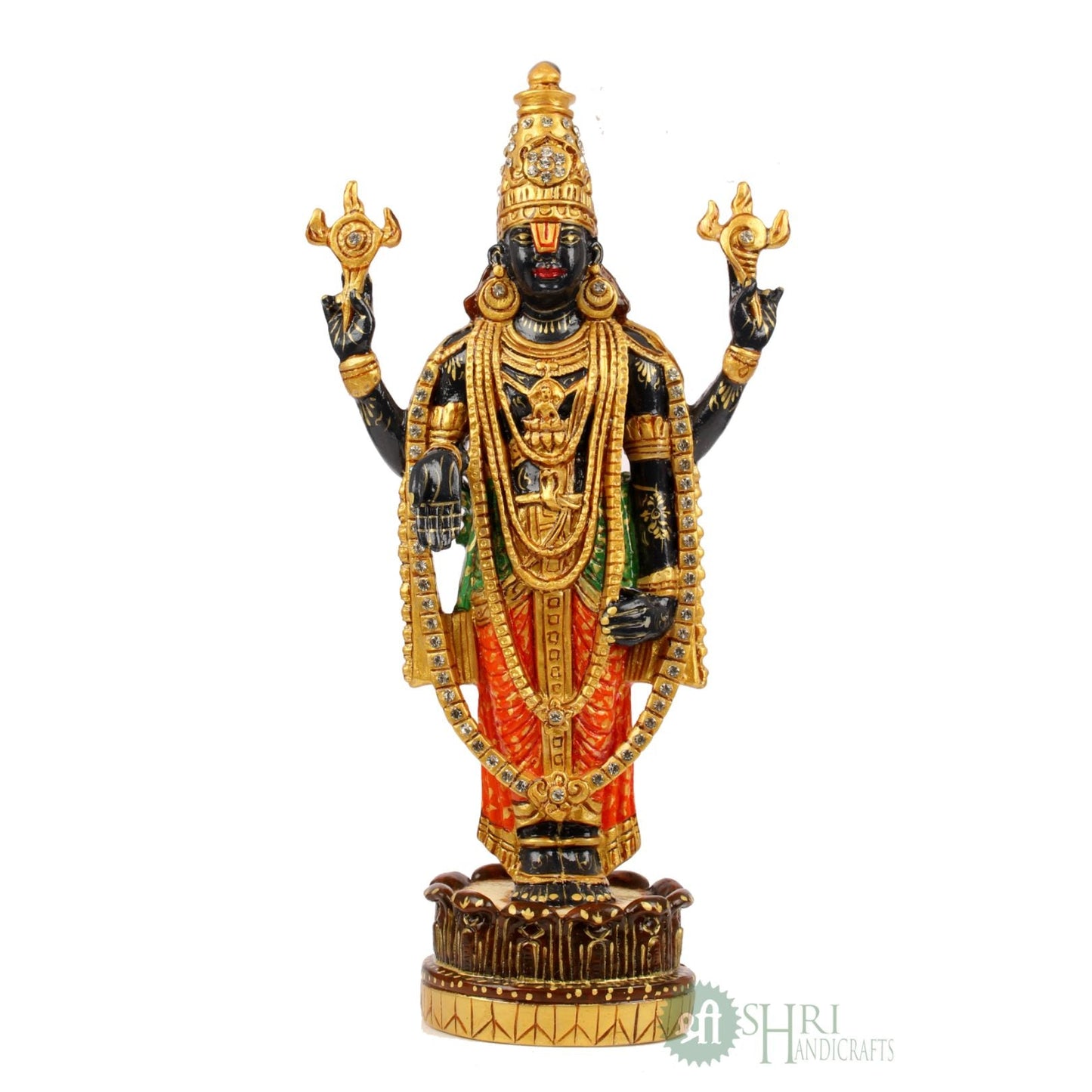 15" TIRUPATI BALAJI STANDING PAINTING