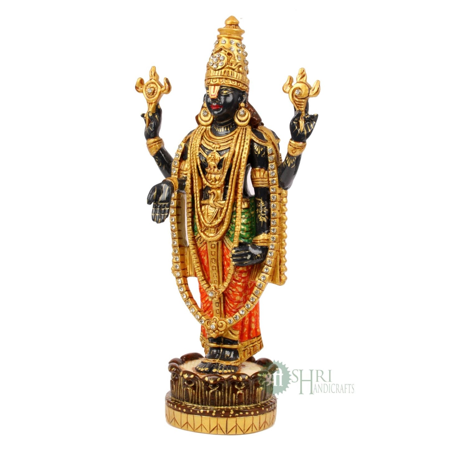 15" TIRUPATI BALAJI STANDING PAINTING