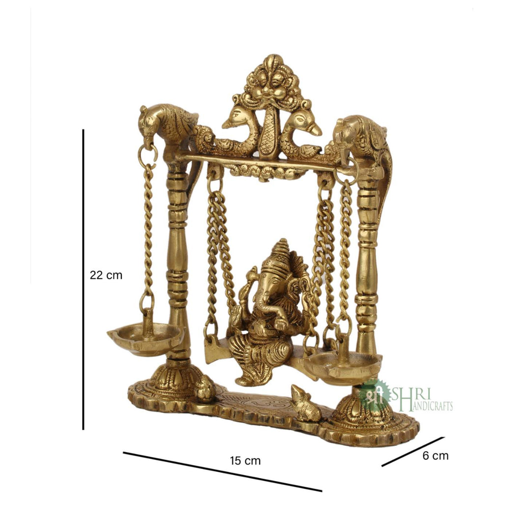 BRASS JHULA GANESH