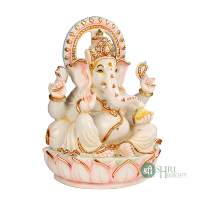 12" GANESH GOLE PAWATI PAINTING