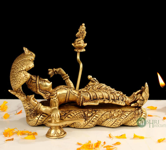 BRASS VISHNU SLEEPING