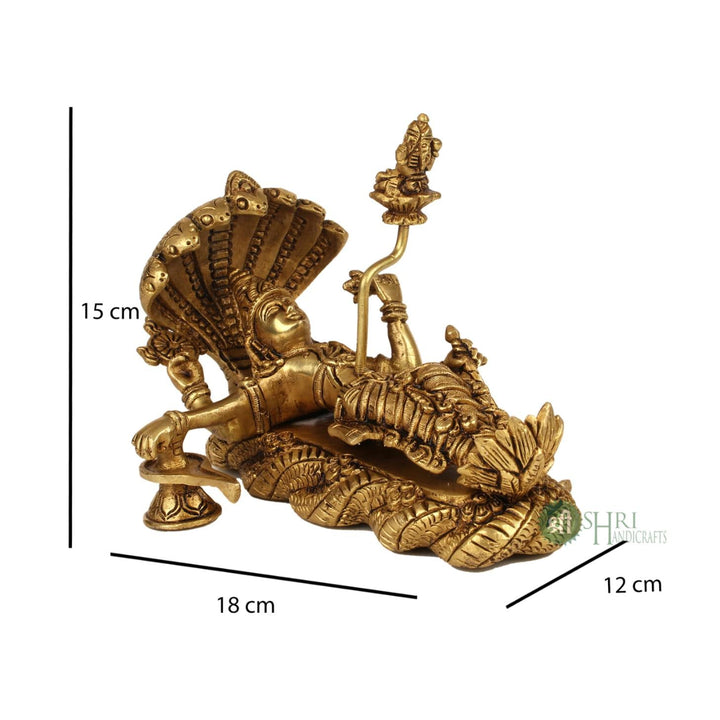 BRASS VISHNU SLEEPING