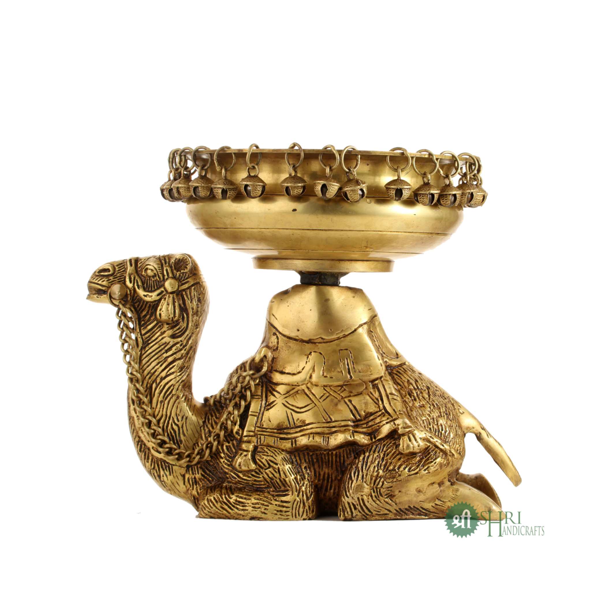 Brass Camel Urli - Brx - 408 - 9.5" (5.86 Kg)