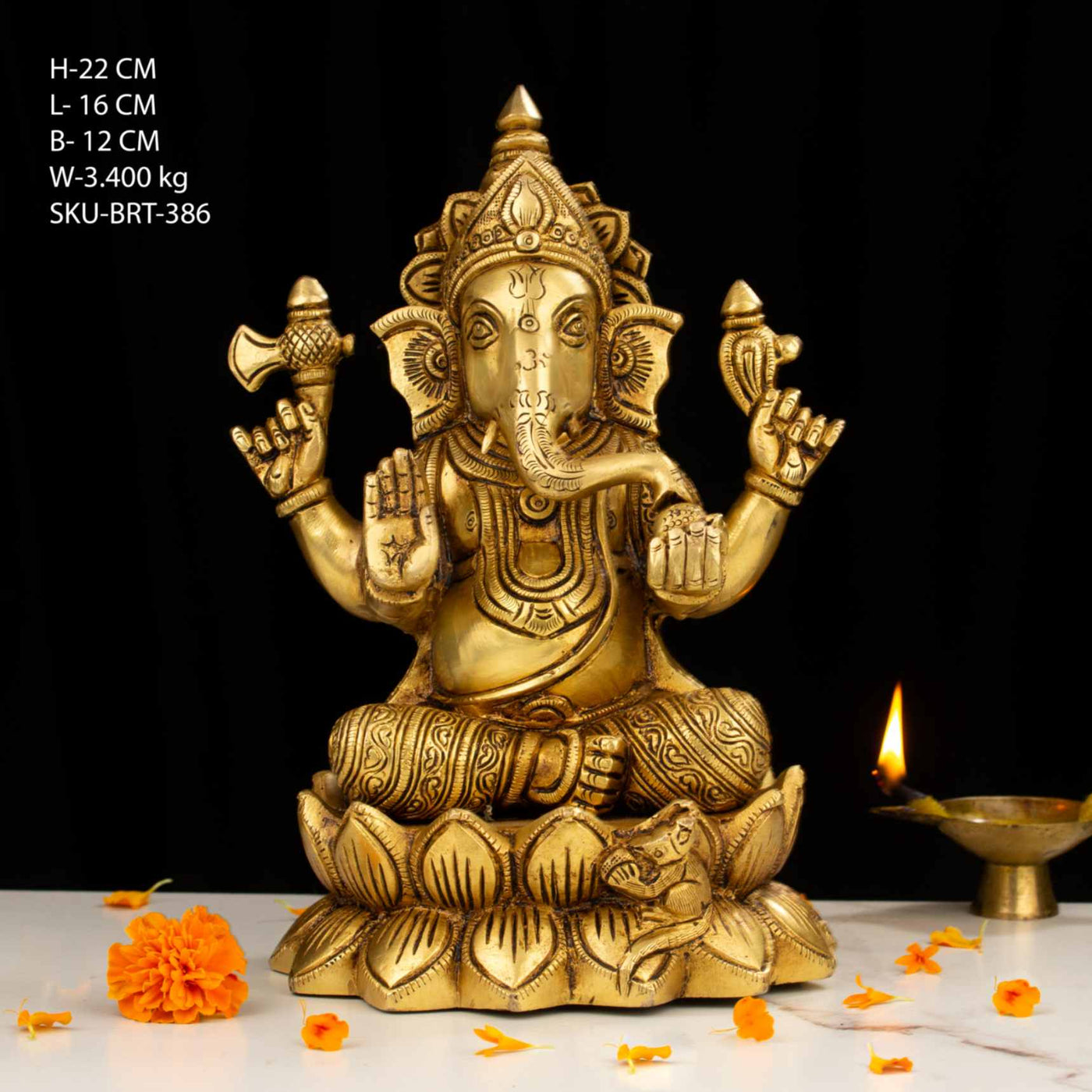 BRASS GANESH