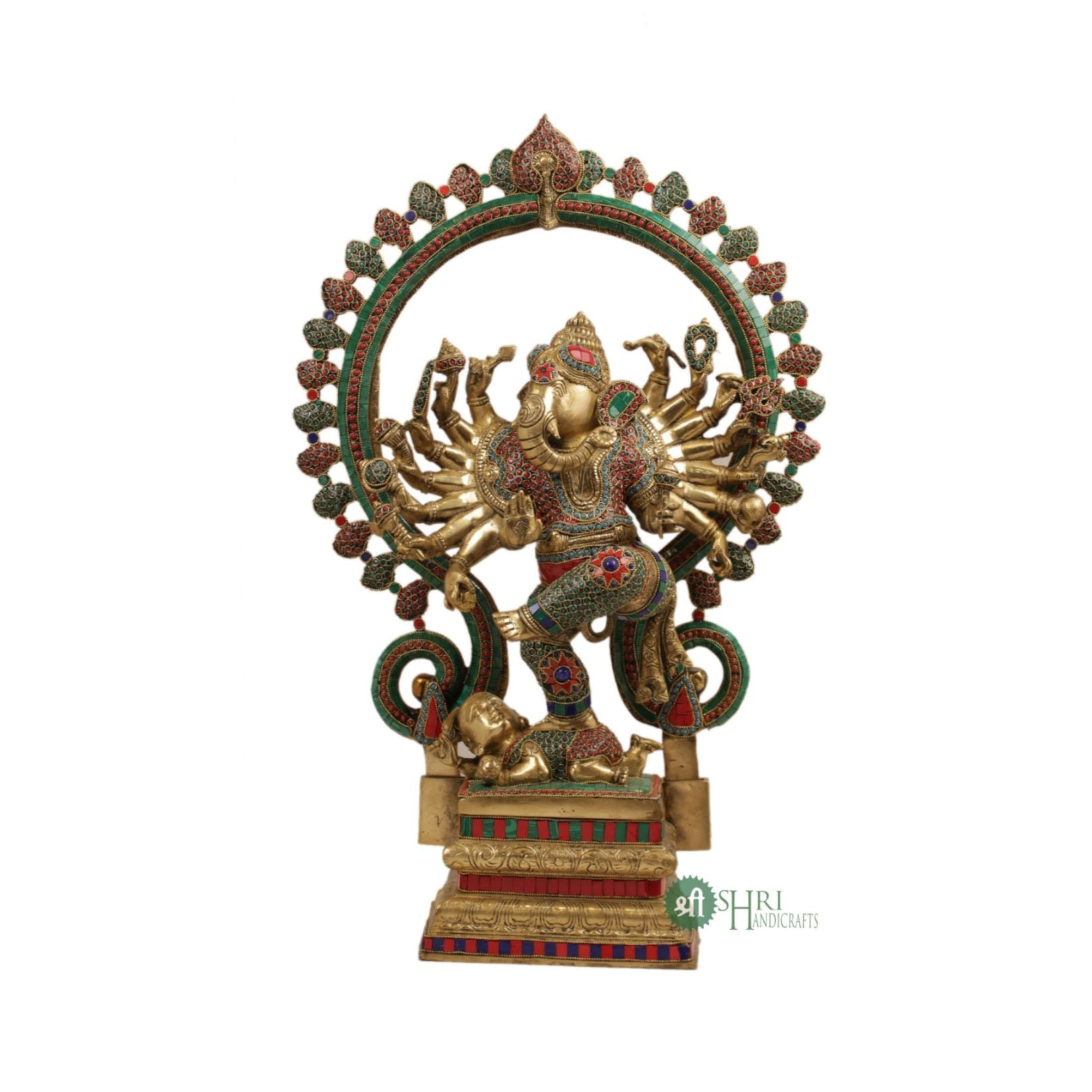 BRASS GANESH STONE WORK