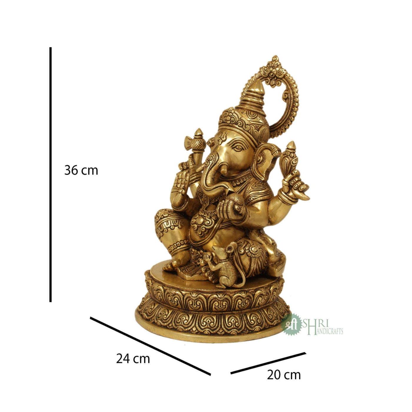 BRASS GANESH