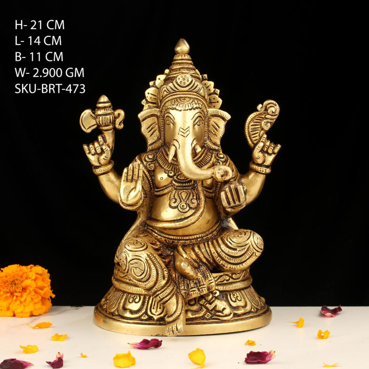 BRASS GANESH