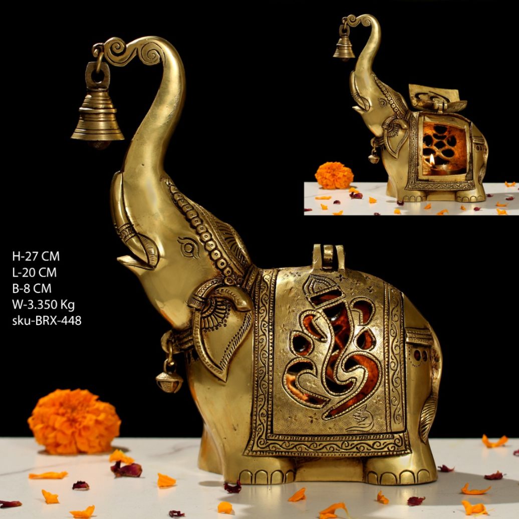 BRASS ELEPHANT DEEPAK