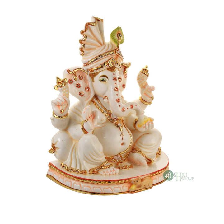 14" PAGDI GANESH PAINTING