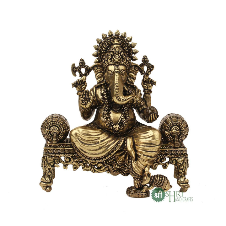 4" BRASS SOFA GANESH BRP