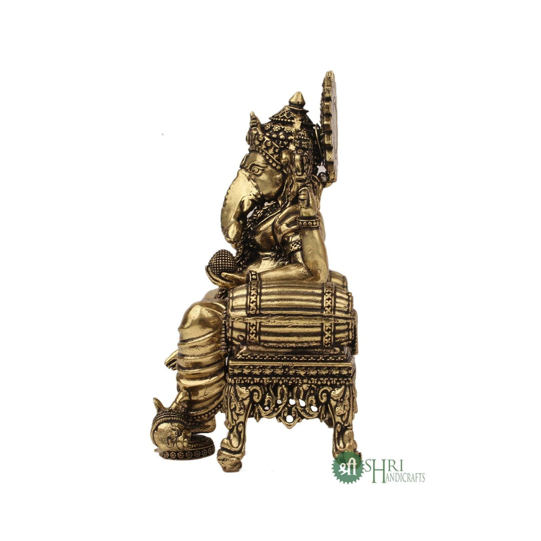 4" BRASS SOFA GANESH BRP