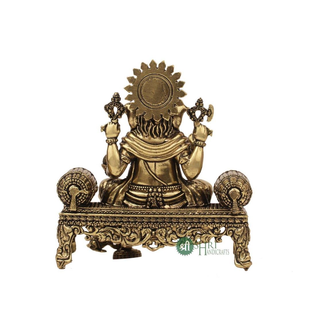 4" BRASS SOFA GANESH BRP