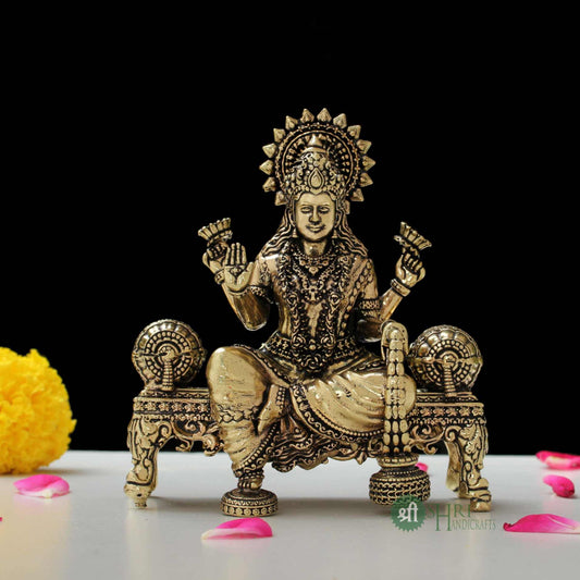 4" BRASS LAXMI SITTING ON SOFA BRP-1