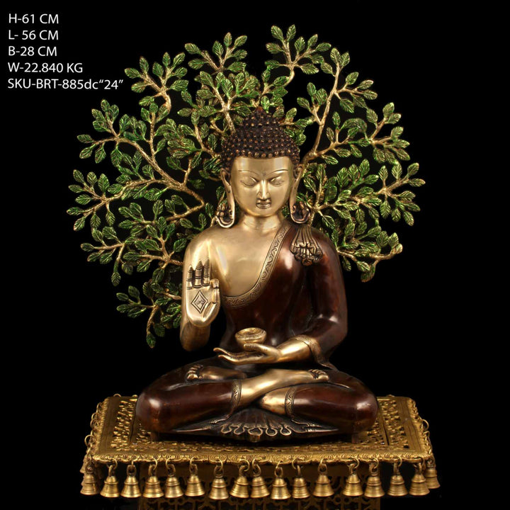 Brass Tree Buddha