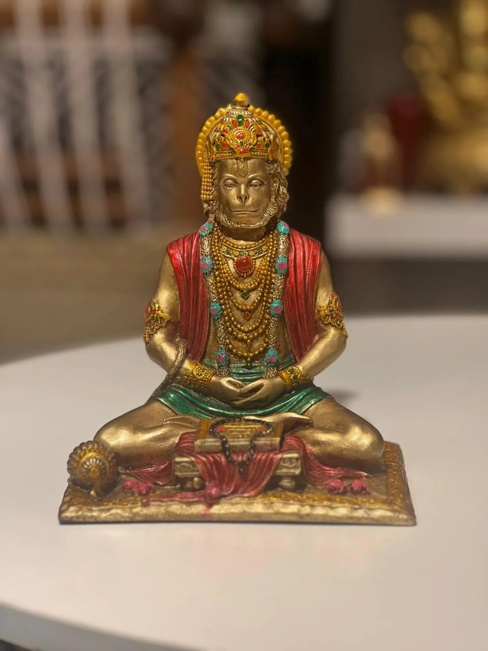 Meditating Lord Hanuman Idol