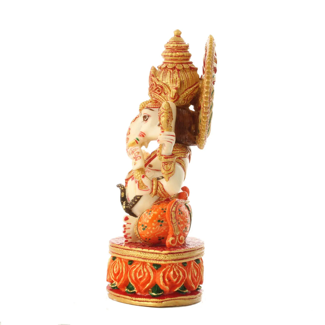 8″ Lord Ganesha Resin Idol