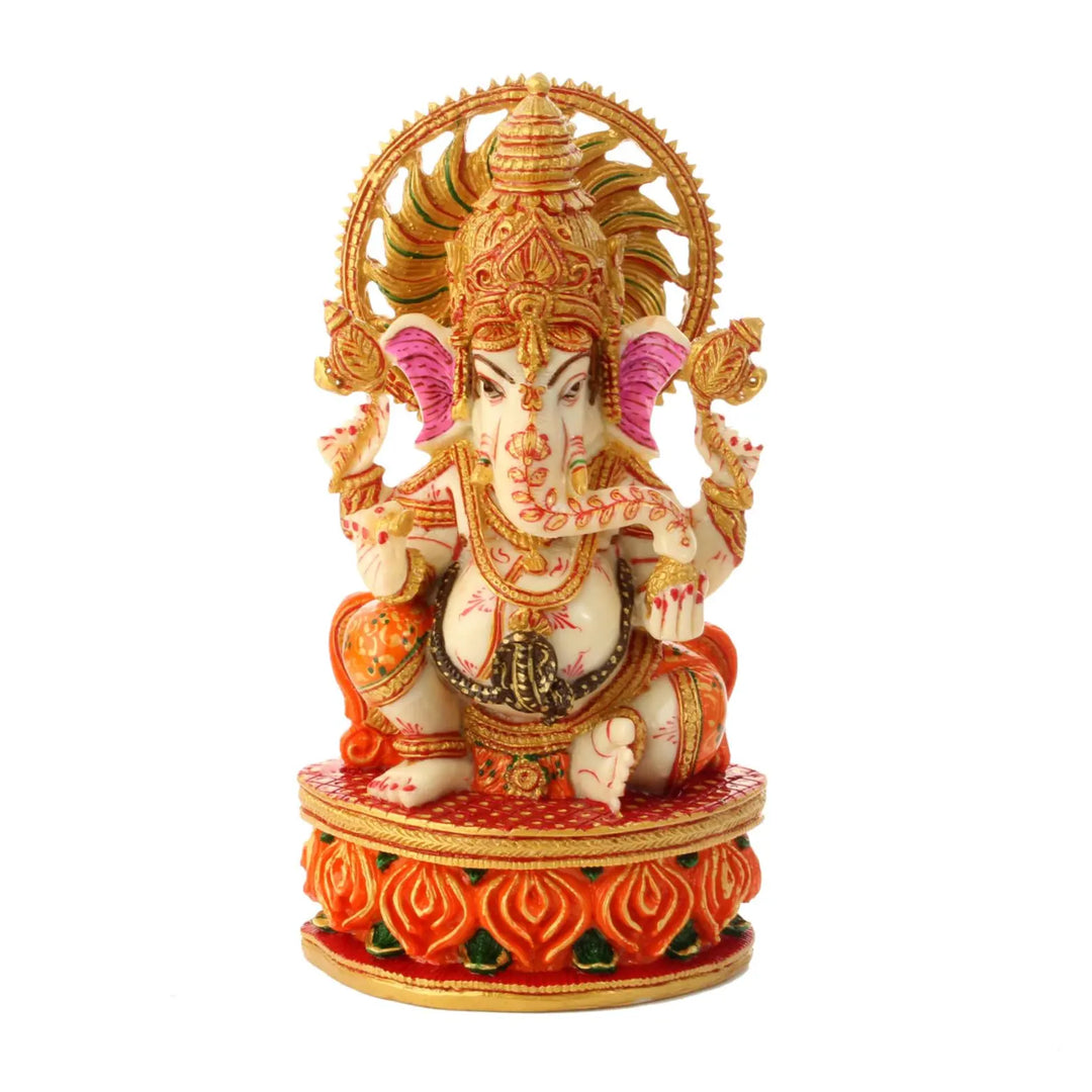 8″ Lord Ganesha Resin Idol