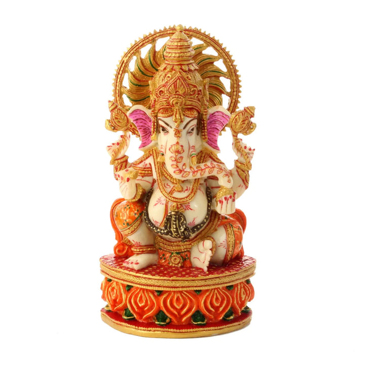 8″ Lord Ganesha Resin Idol