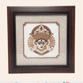 Durga Wood Art Frame – 8 x 8 Inches