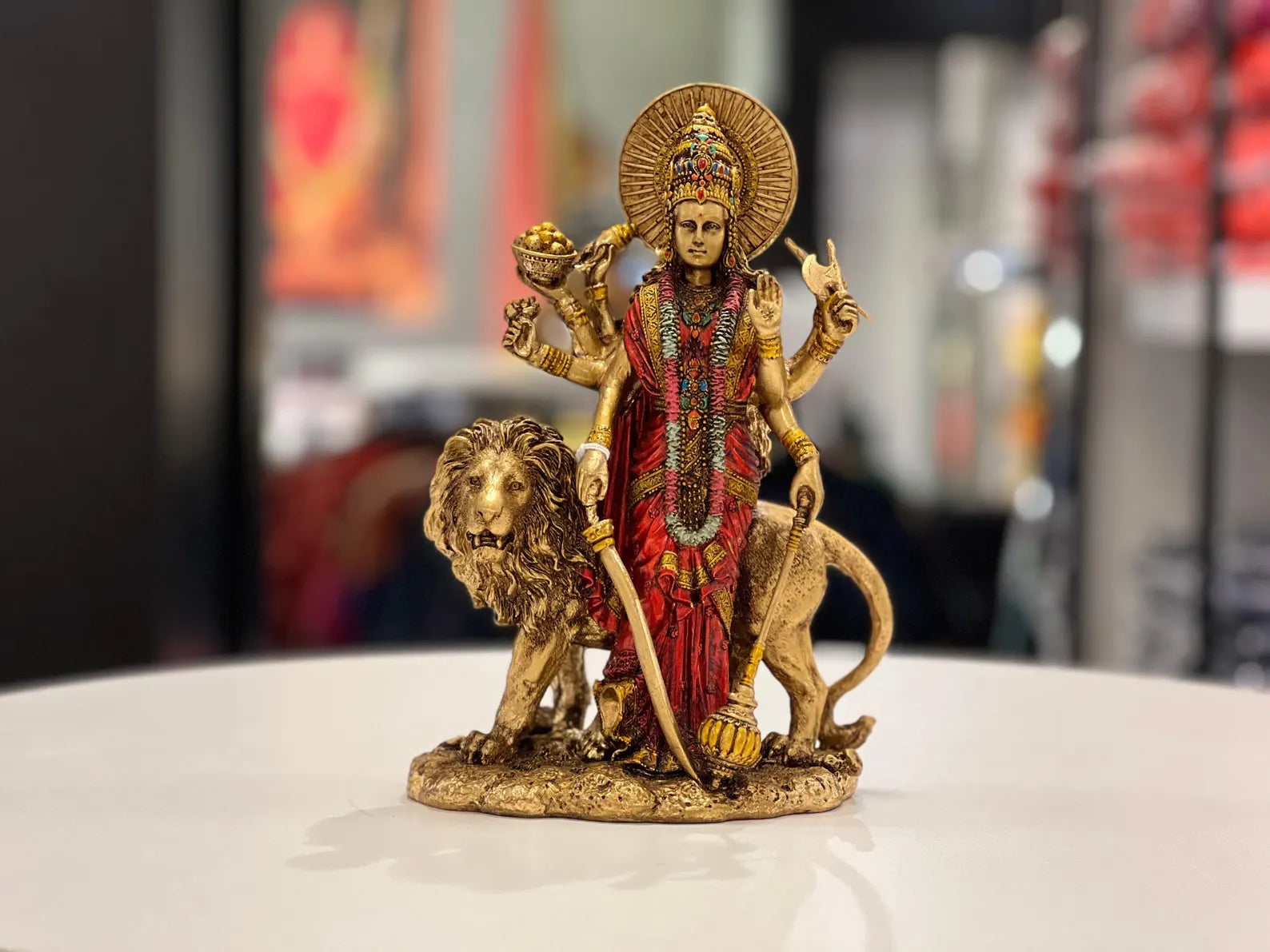 12 Inch Maa Durga Idol in Resin