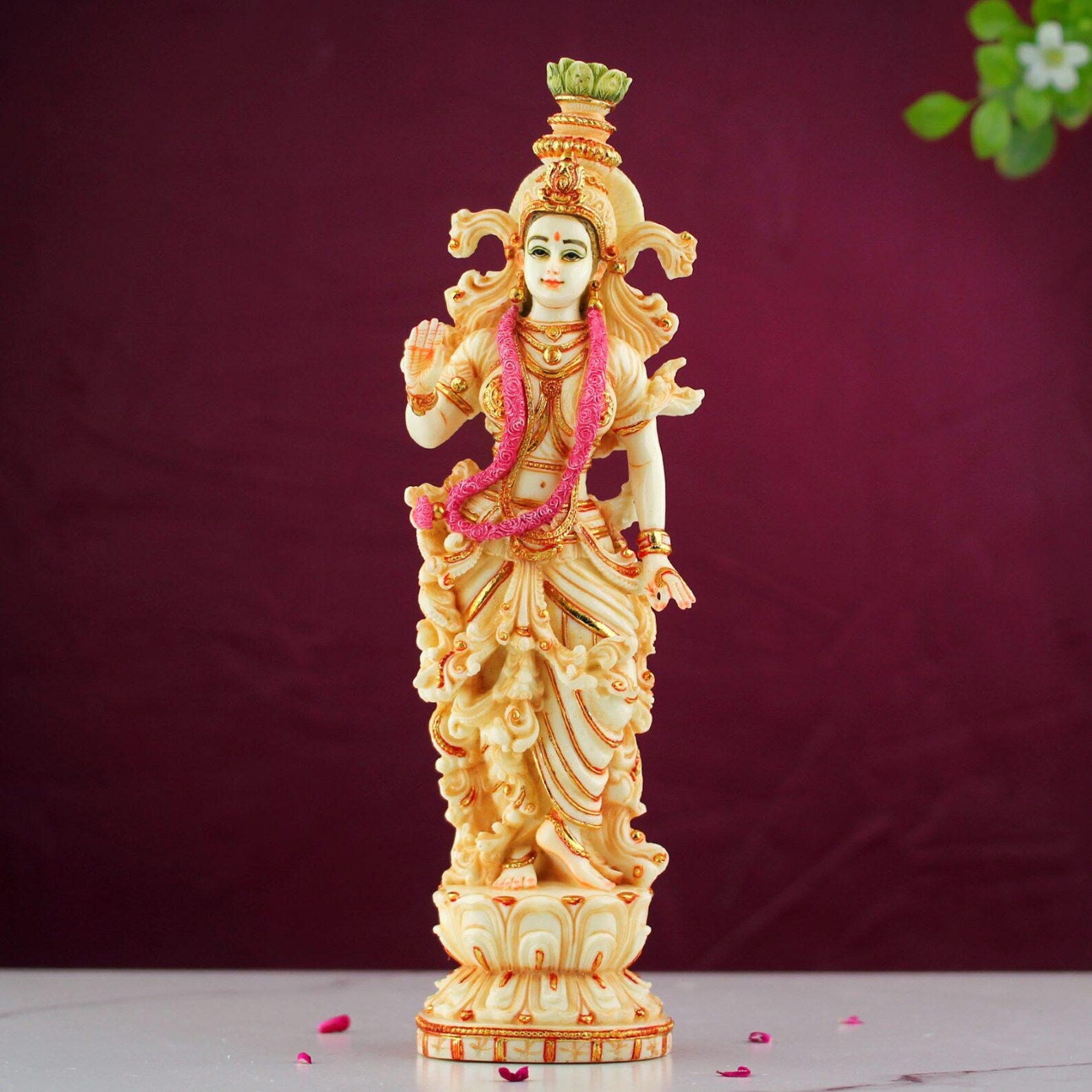 15 Inch Radha Marble Dust Idol