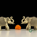 2 Inch Brass Elephant Figurine