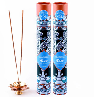 Sacred Life Bamboo Less Incense Value for Price Combo Pack of 4 - PRISONS OF INDIA