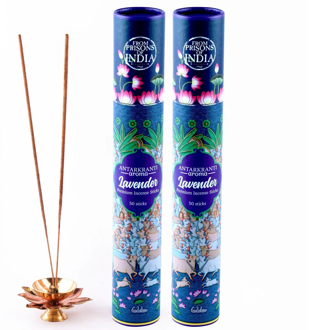 Sacred Life Incense Sticks - Value for Price Combo Pack of 4 - PRISONS OF INDIA