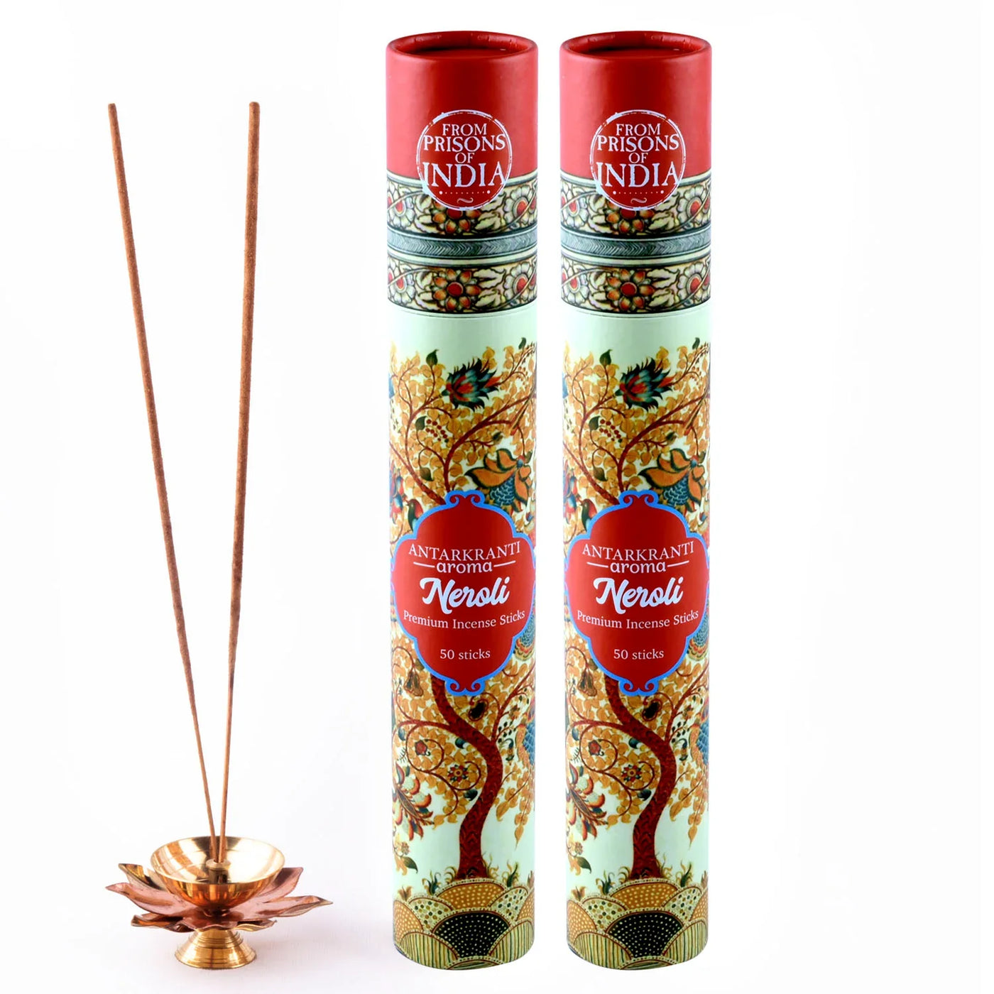 Sacred Life Incense Sticks - Value for Price Combo Pack of 4 - PRISONS OF INDIA