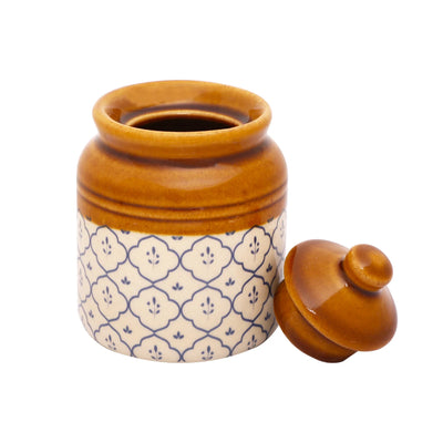 Turkish Ceramic Burnijar Set Of 3 - Ek Do Dhai