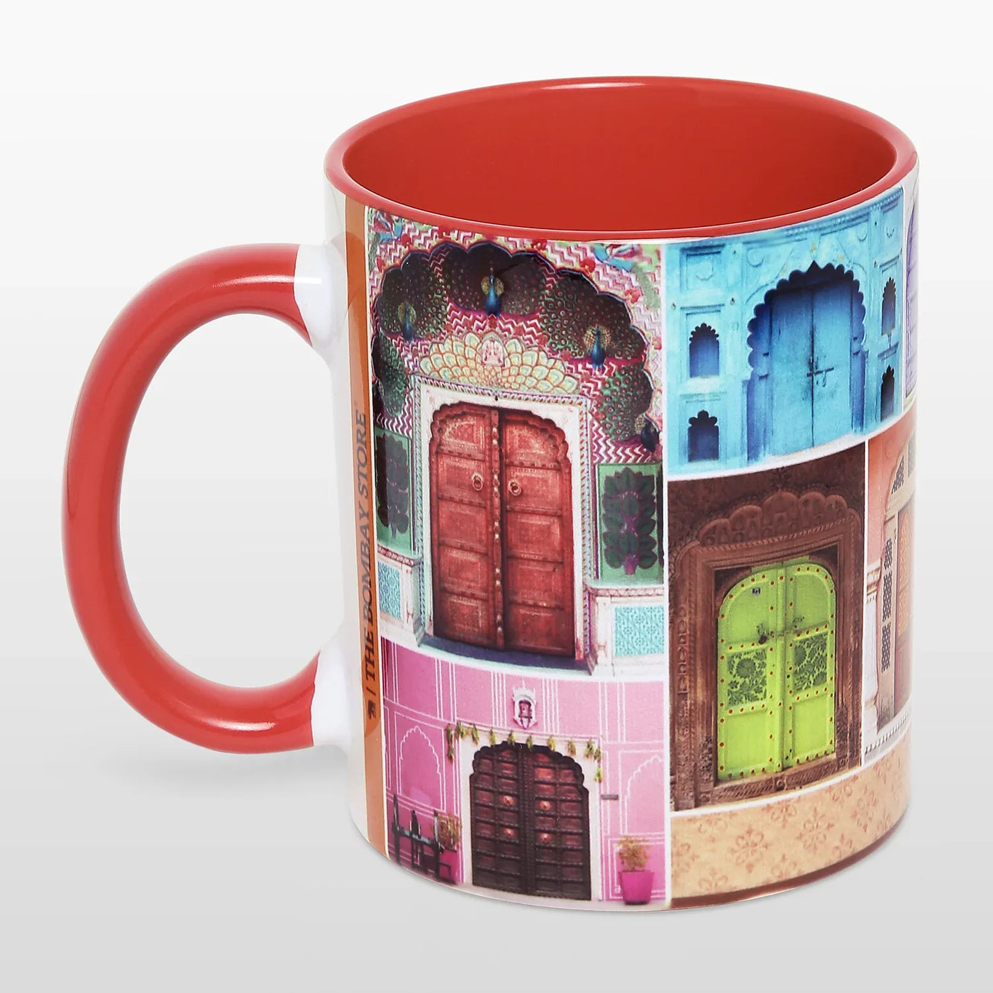 'Dwaar' Printed Ceramic Mug Red By Trendia Decor