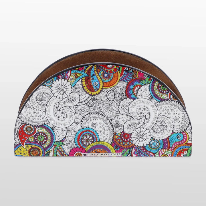 Mandala Napkin Holder Wooden By Trendia Decor