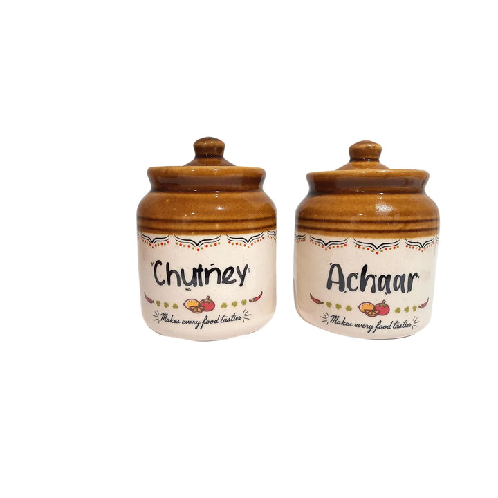 Ceramic Spice Jar Set By Trendia Decor