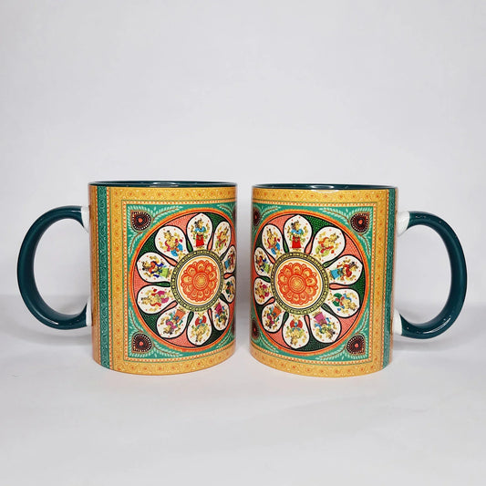 Folk Tales Coffee Mug Set Of 2 By Trendia Decor