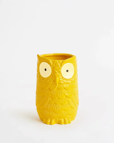 Owloween Mini Planter-Yellow - Chumbak