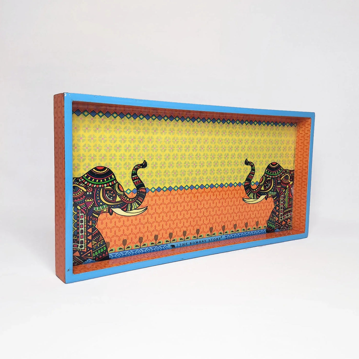 Royal Elephants Decorative Tray Small By Trendia Decor